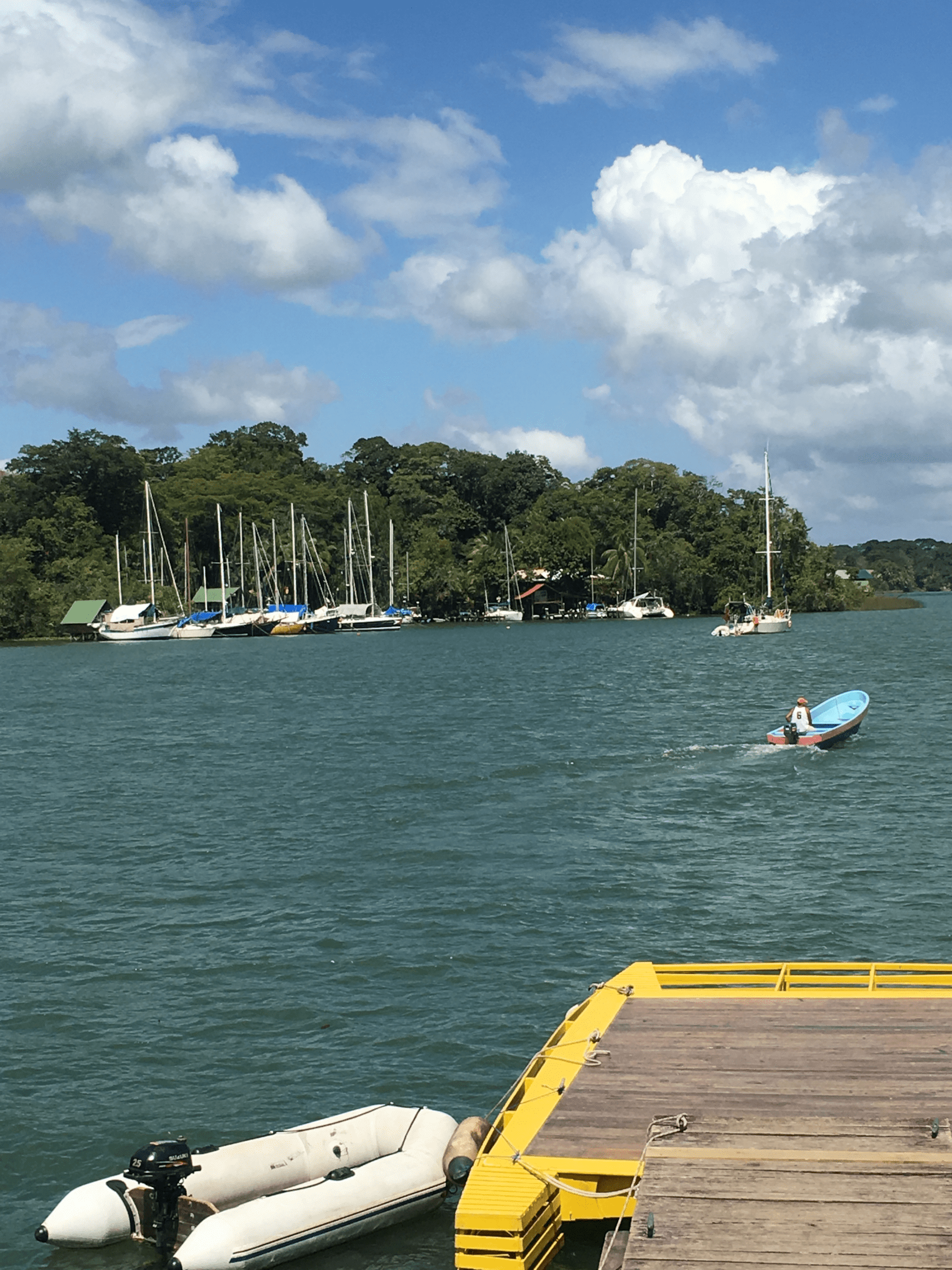 Rio Dulce on the Caribbean coast is a boaters paradise. 
