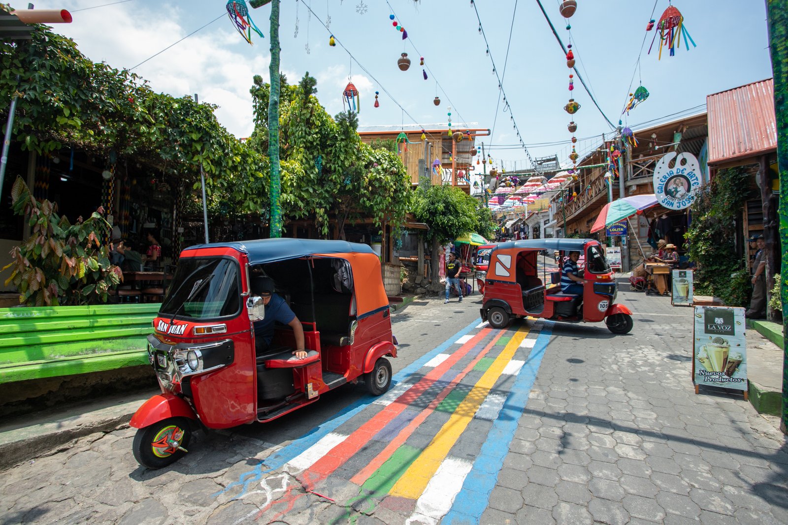 Toeristisch transportvoertuig in Guatemala