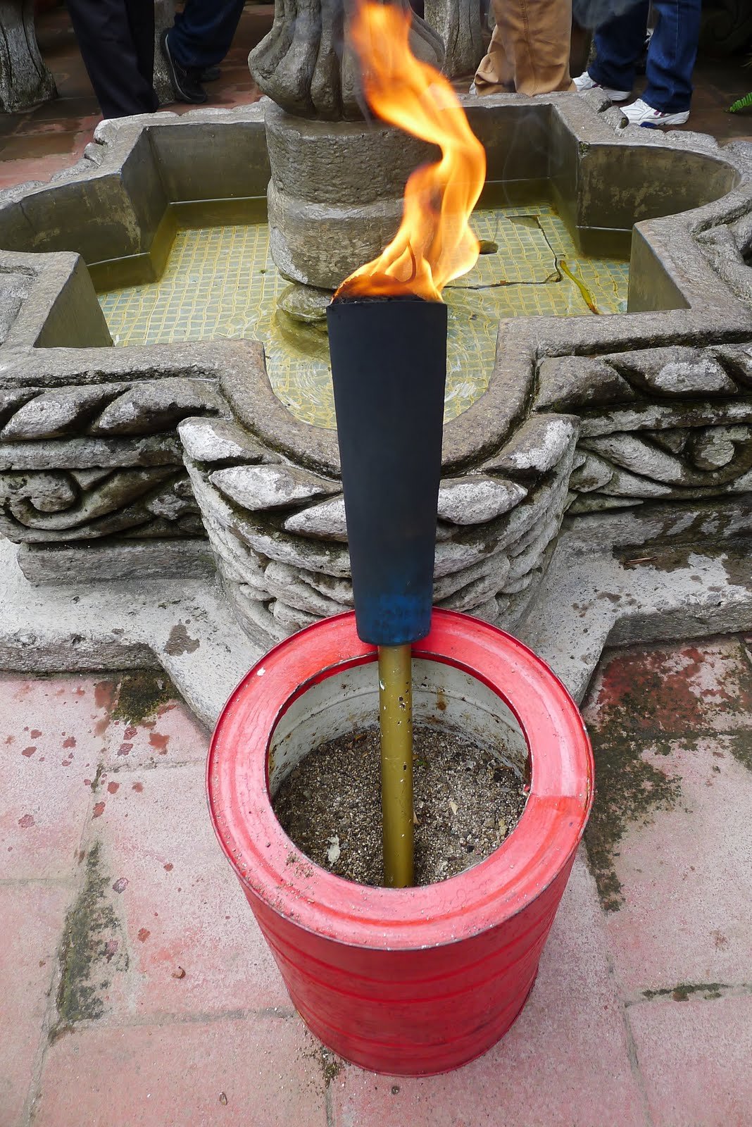 Independence Day celebrations and torch journey in Santa Cruz La Laguna