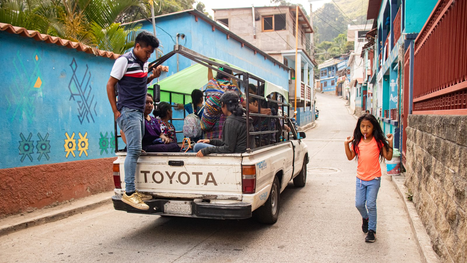 Toeristisch pendeldienstvervoer in Guatemala